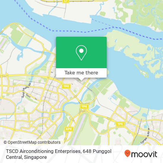 TSCD Airconditioning Enterprises, 648 Punggol Central地图