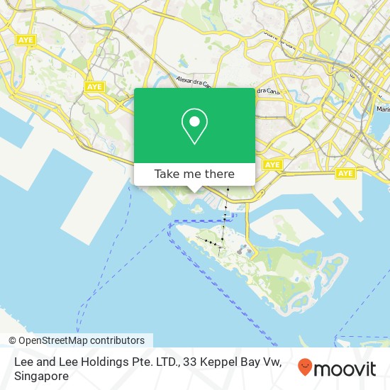 Lee and Lee Holdings Pte. LTD., 33 Keppel Bay Vw map