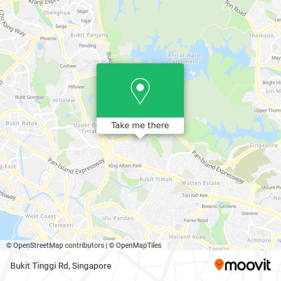 Bukit Tinggi Rd map