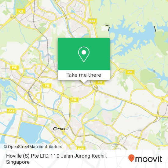 Hoville (S) Pte LTD, 110 Jalan Jurong Kechil地图