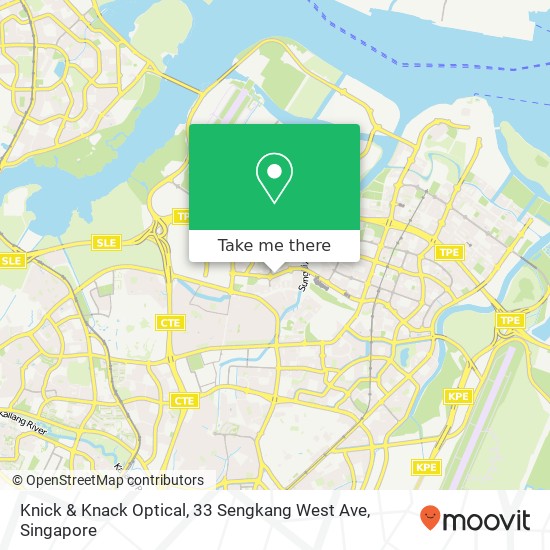 Knick & Knack Optical, 33 Sengkang West Ave地图