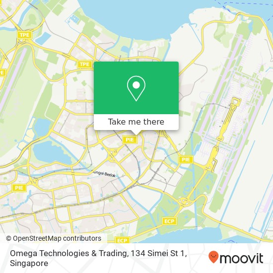 Omega Technologies & Trading, 134 Simei St 1 map