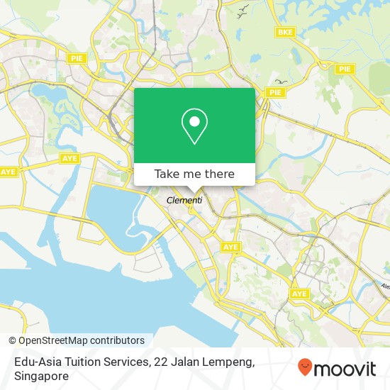 Edu-Asia Tuition Services, 22 Jalan Lempeng map