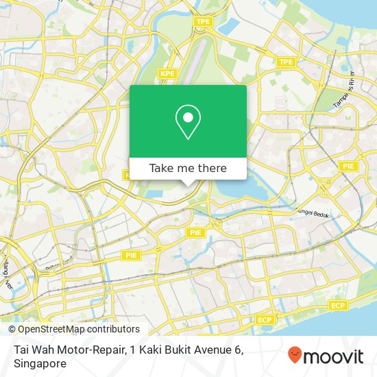 Tai Wah Motor-Repair, 1 Kaki Bukit Avenue 6 map