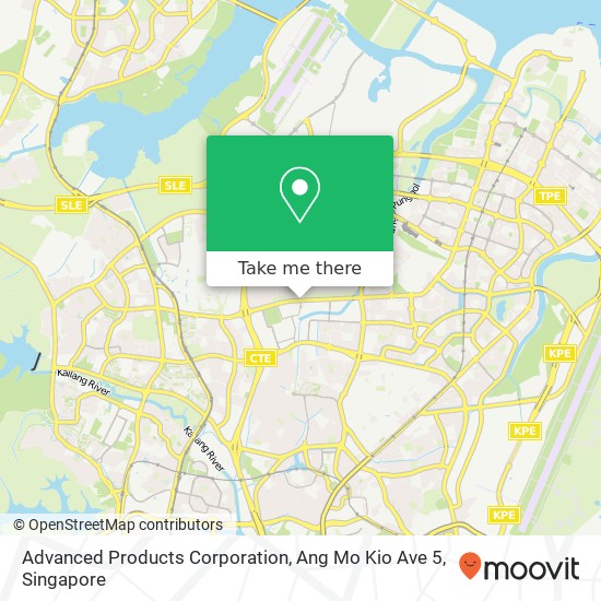 Advanced Products Corporation, Ang Mo Kio Ave 5 map