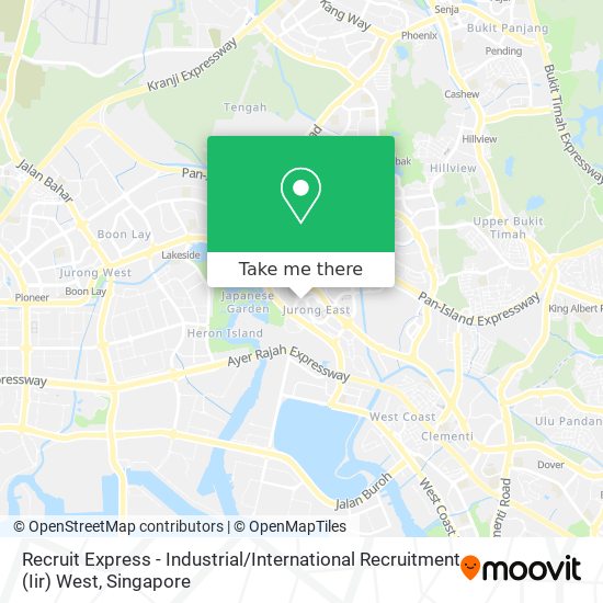 Recruit Express - Industrial / International Recruitment (Iir) West map