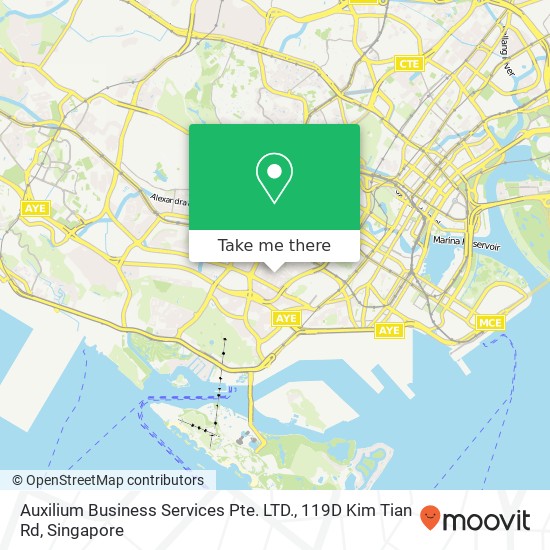 Auxilium Business Services Pte. LTD., 119D Kim Tian Rd地图