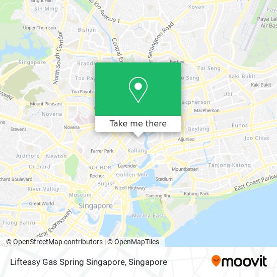 Lifteasy Gas Spring Singapore map