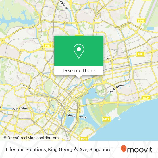 Lifespan Solutions, King George's Ave map