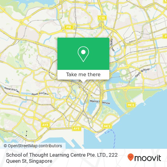 School of Thought Learning Centre Pte. LTD., 222 Queen St地图