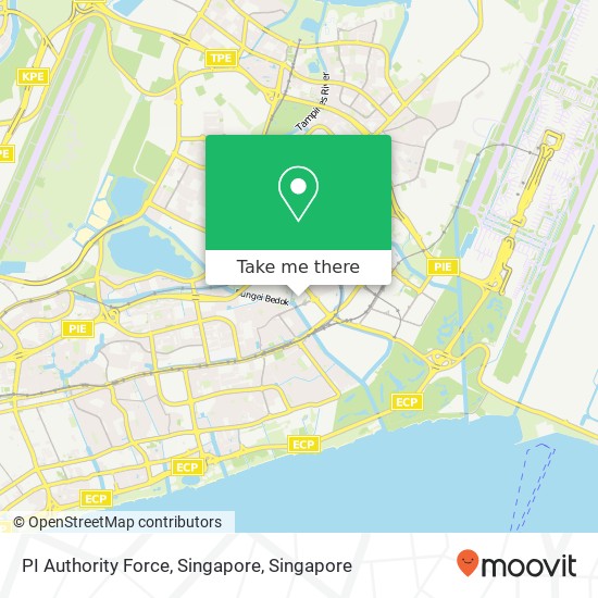 PI Authority Force, Singapore map