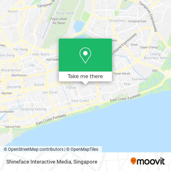 Shineface Interactive Media map