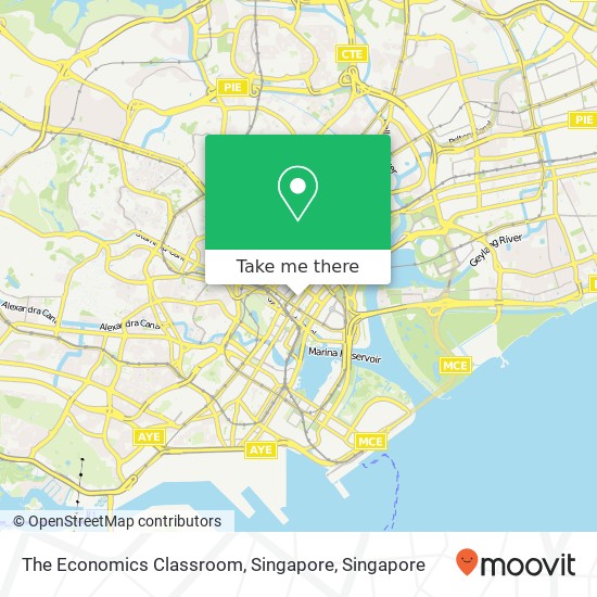 The Economics Classroom, Singapore map