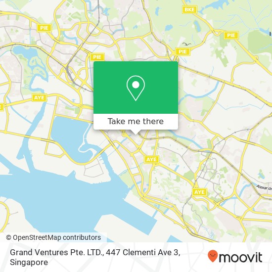 Grand Ventures Pte. LTD., 447 Clementi Ave 3地图