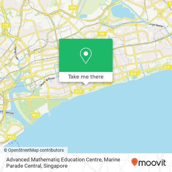 Advanced Mathematiq Education Centre, Marine Parade Central map