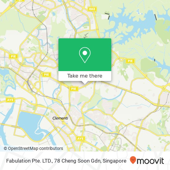 Fabulation Pte. LTD., 78 Cheng Soon Gdn map