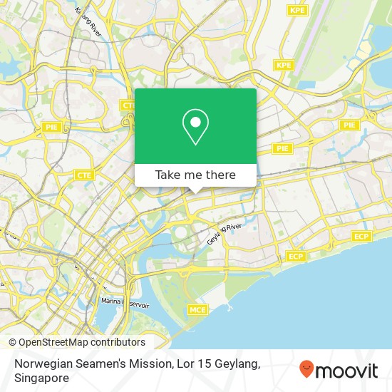 Norwegian Seamen's Mission, Lor 15 Geylang map