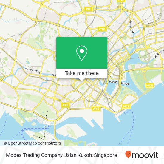 Modes Trading Company, Jalan Kukoh map