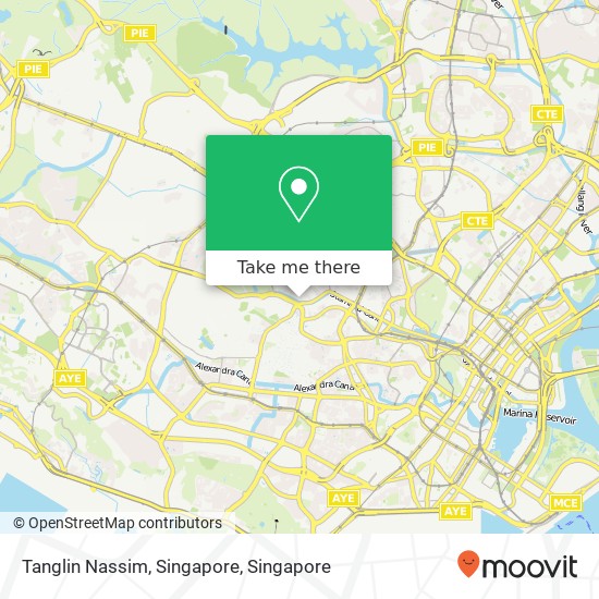 Tanglin Nassim, Singapore map