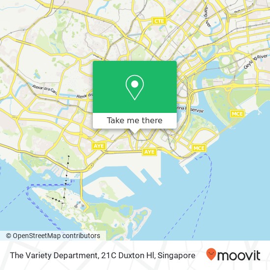 The Variety Department, 21C Duxton Hl map