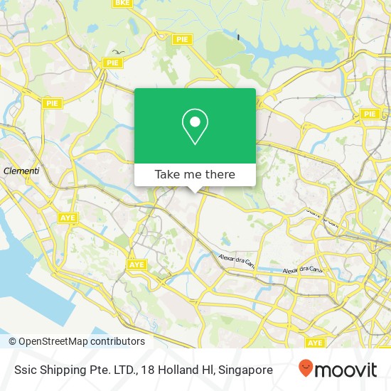 Ssic Shipping Pte. LTD., 18 Holland Hl地图