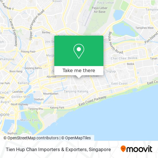 Tien Hup Chan Importers & Exporters map