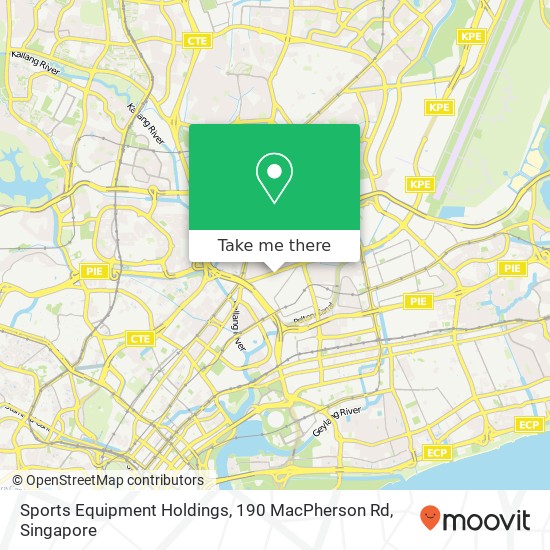 Sports Equipment Holdings, 190 MacPherson Rd map