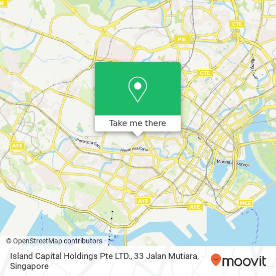 Island Capital Holdings Pte LTD., 33 Jalan Mutiara地图