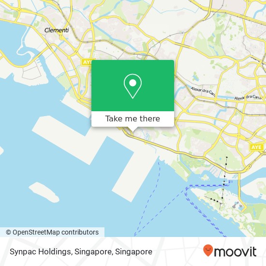 Synpac Holdings, Singapore map