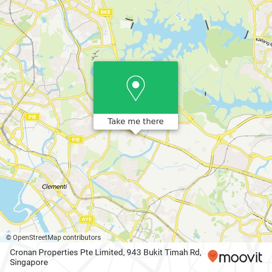 Cronan Properties Pte Limited, 943 Bukit Timah Rd地图