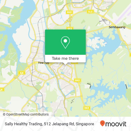 Sally Healthy Trading, 512 Jelapang Rd地图