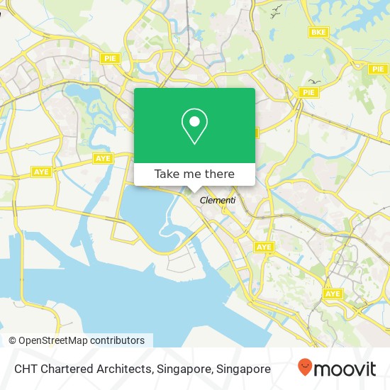 CHT Chartered Architects, Singapore map