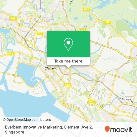 Everbest Innovative Marketing, Clementi Ave 2地图