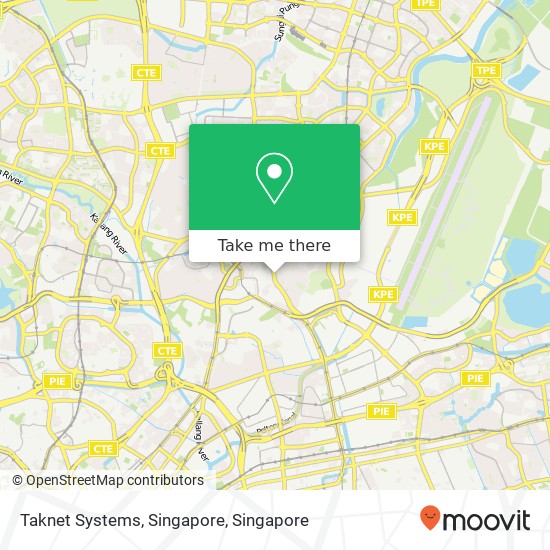 Taknet Systems, Singapore map