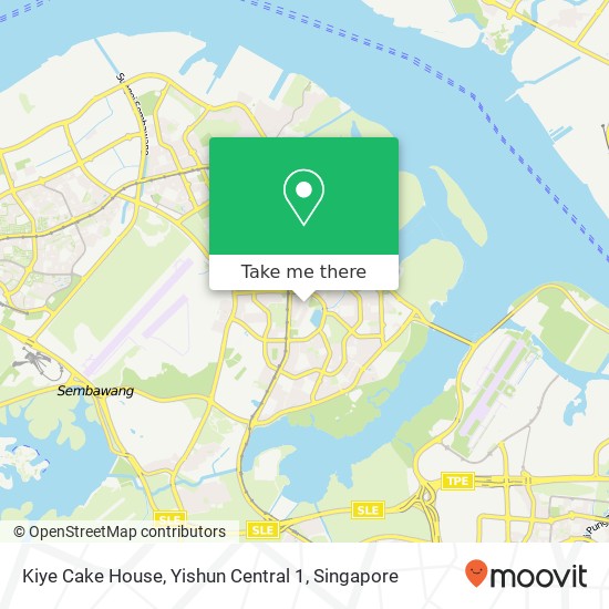 Kiye Cake House, Yishun Central 1 map