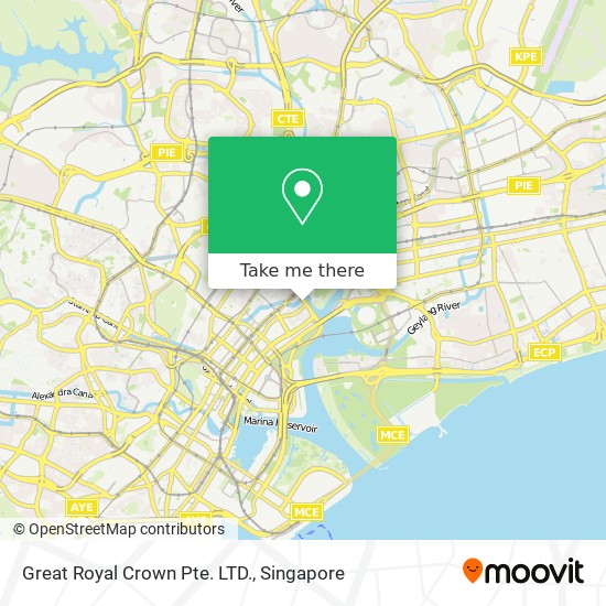 Great Royal Crown Pte. LTD. map