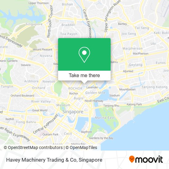Havey Machinery Trading & Co map