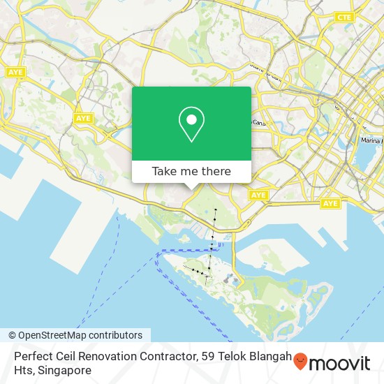Perfect Ceil Renovation Contractor, 59 Telok Blangah Hts地图