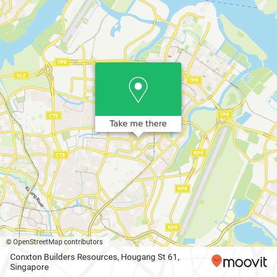 Conxton Builders Resources, Hougang St 61 map