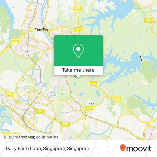 Dairy Farm Loop, Singapore map