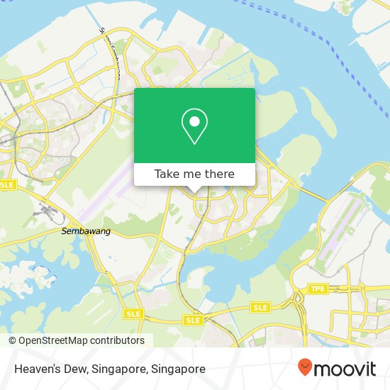 Heaven's Dew, Singapore map