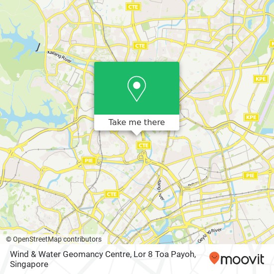 Wind & Water Geomancy Centre, Lor 8 Toa Payoh map