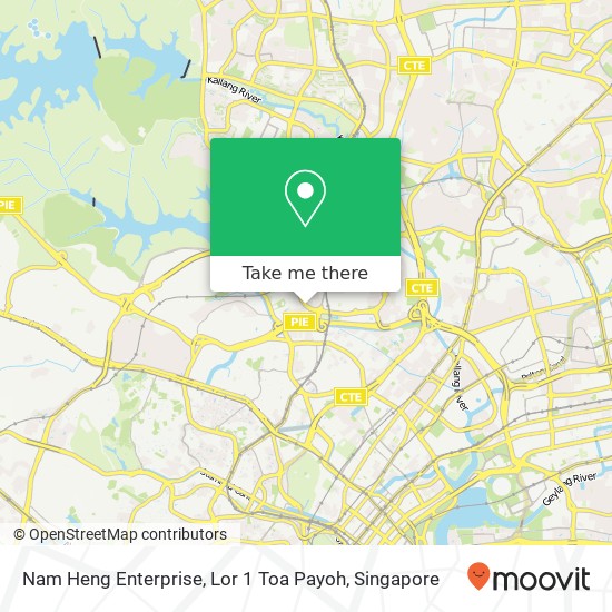 Nam Heng Enterprise, Lor 1 Toa Payoh地图