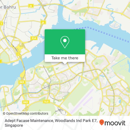 Adept Facase Maintenance, Woodlands Ind Park E7 map