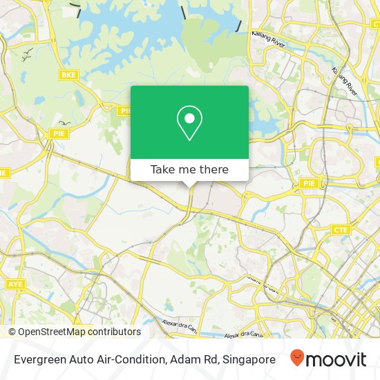 Evergreen Auto Air-Condition, Adam Rd地图