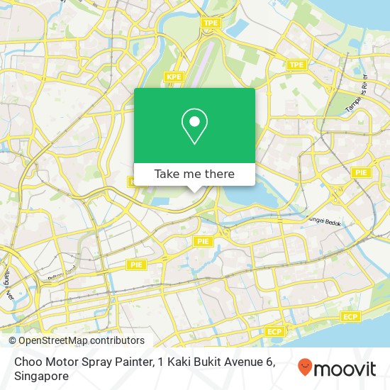 Choo Motor Spray Painter, 1 Kaki Bukit Avenue 6地图