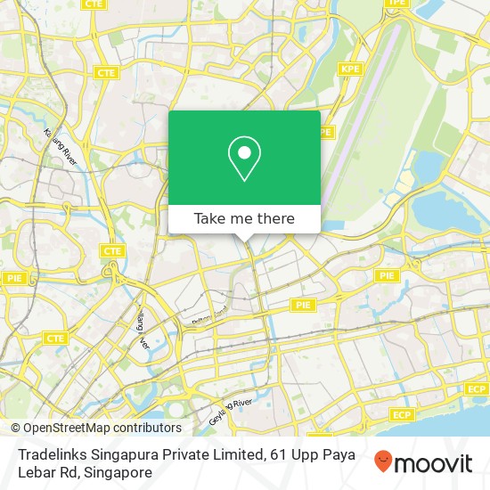 Tradelinks Singapura Private Limited, 61 Upp Paya Lebar Rd map