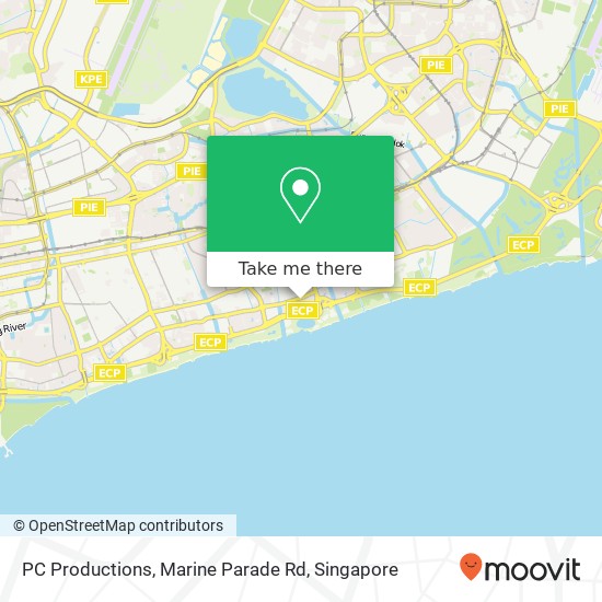 PC Productions, Marine Parade Rd map