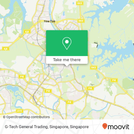 G-Tech General Trading, Singapore map