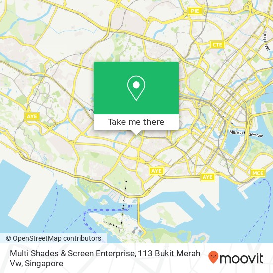 Multi Shades & Screen Enterprise, 113 Bukit Merah Vw地图